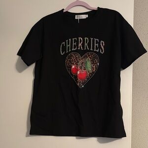 Black Cherries Kids T-Shirt